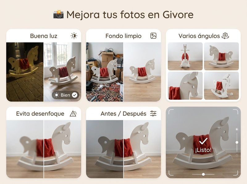 Tips for taking better photos of the items you share on Givore